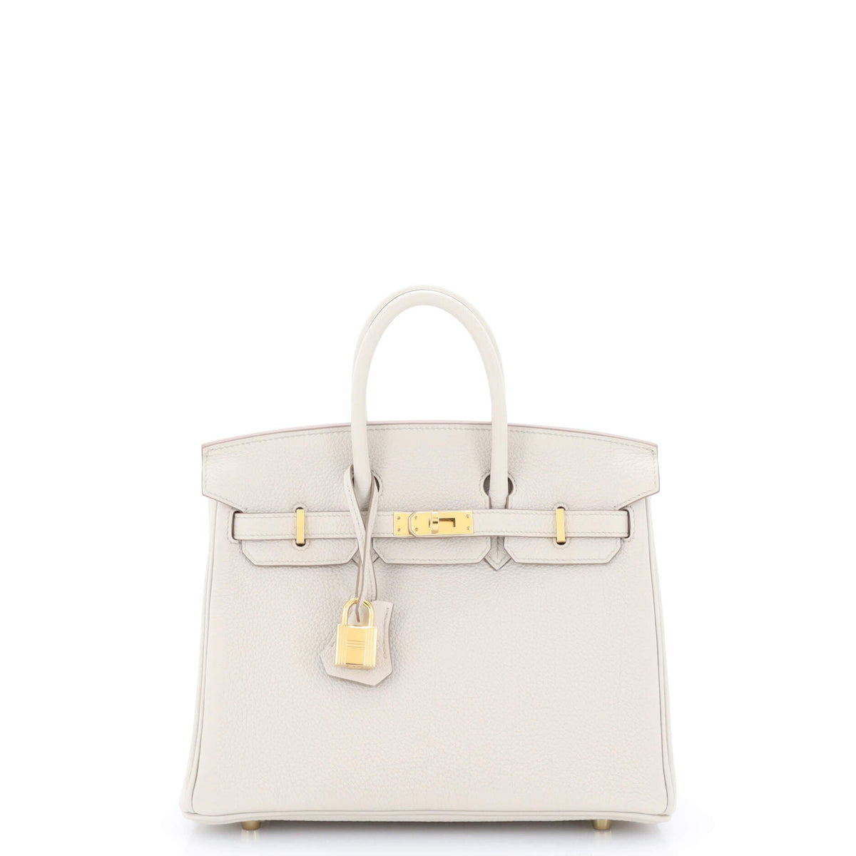 Hermès Birkin Handbag Light Togo with Gold Hardware 25