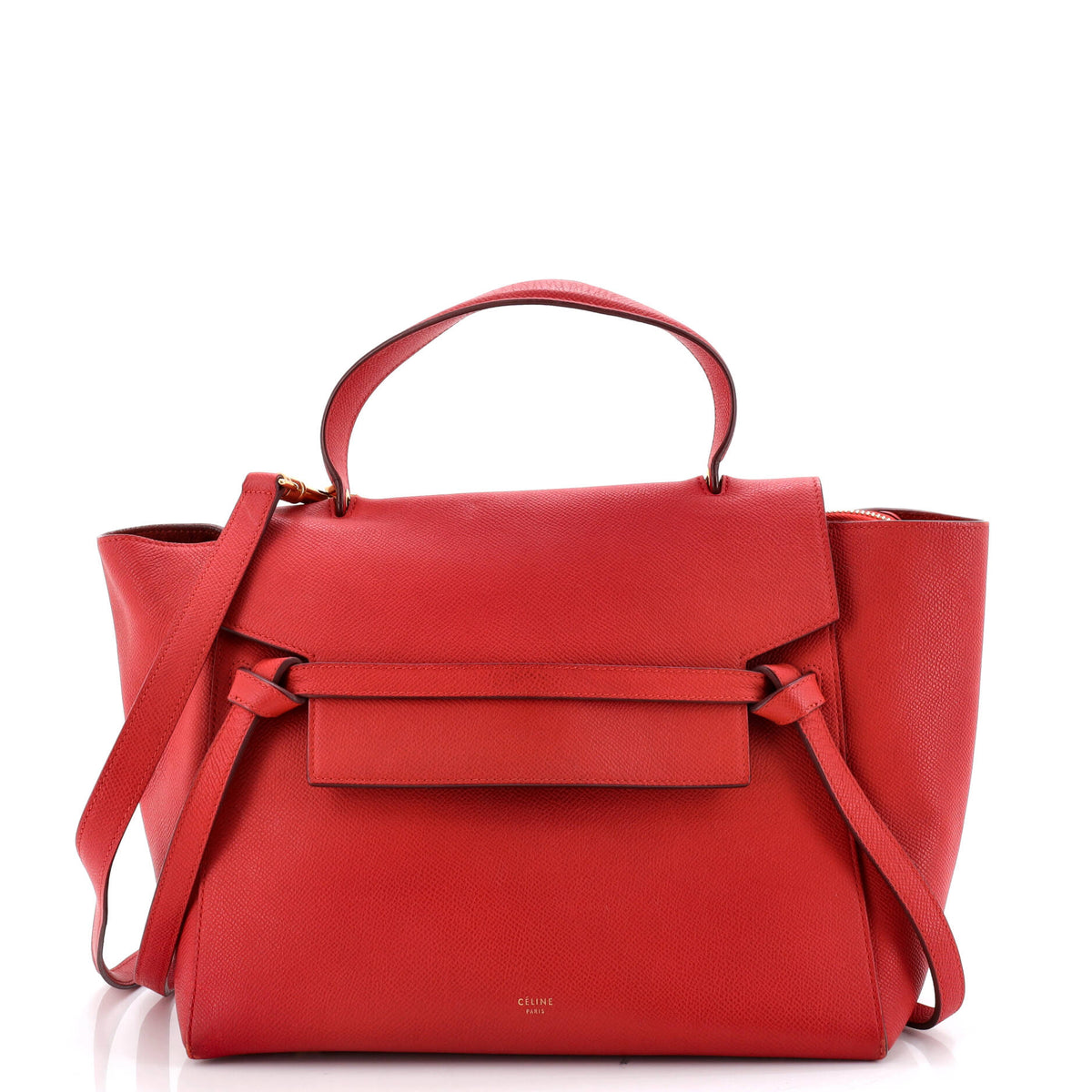Celine CELINE Belt Bag Textured Leather Micro