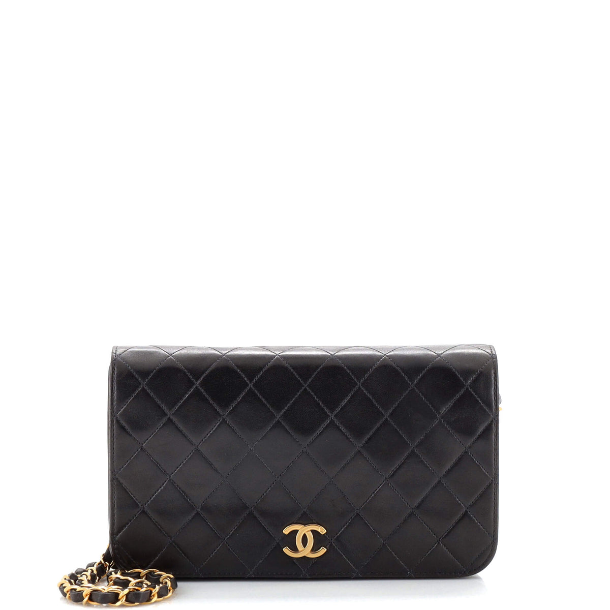 Chanel CHANEL Vintage Full Flap Bag Quilted Lambskin Medium