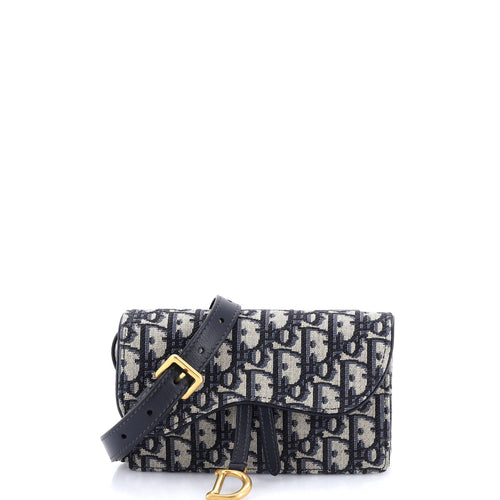 Saddle Rectangular Belt Bag Oblique Canvas