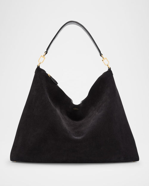 Bevel Suede Tote Bag
