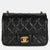 22C Black Quilted Lambskin Pearl Crush Mini Flap Bag