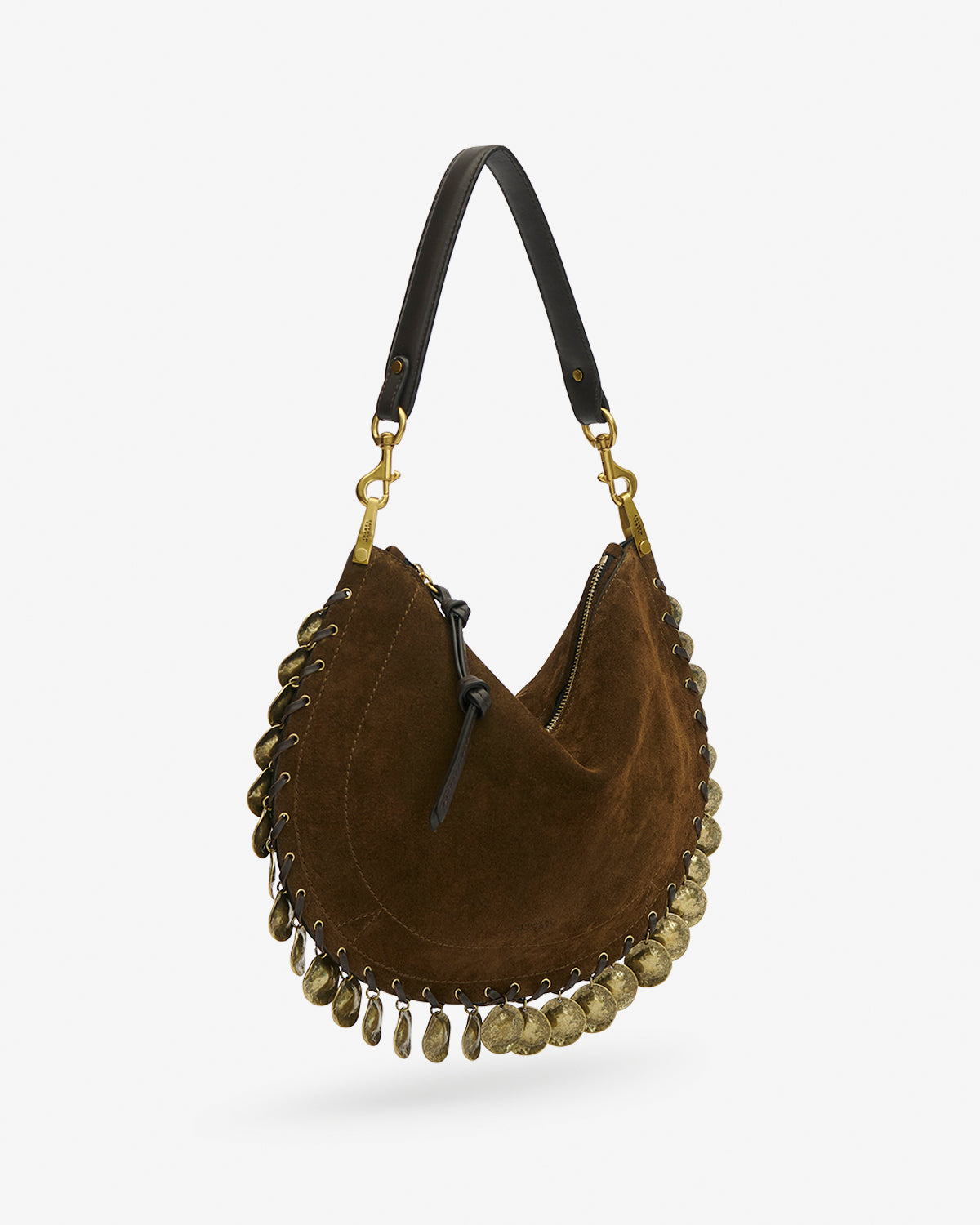 Isabel Marant Isabel Marant Oskan Soft Zip ped Bag Medallions - - Bronze - Isabel Marant