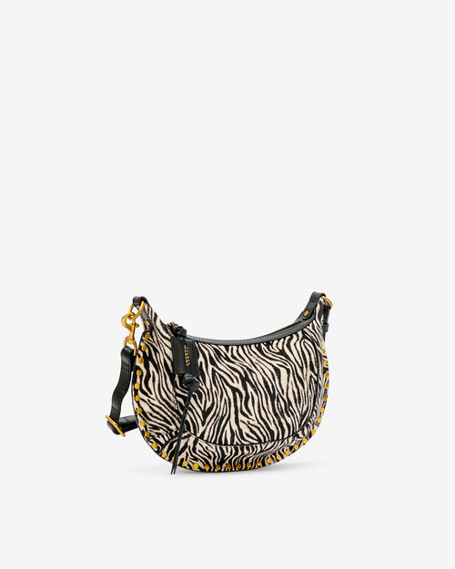Isabel Marant Oskan Moon Bag In Leather - - Zebra - Isabel Marant