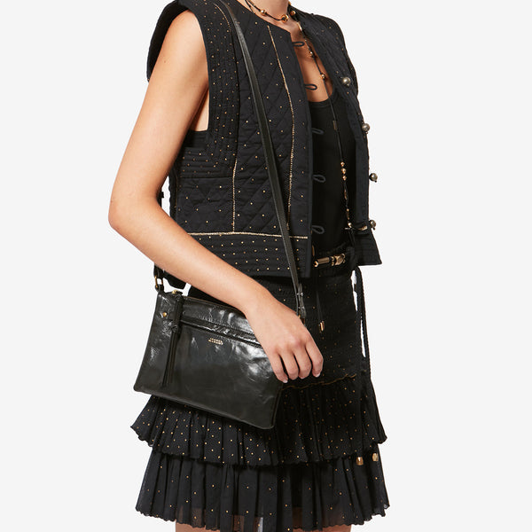 Isabel Marant Winna Duo Leather Bag - Black - Isabel Marant