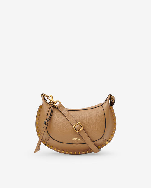 Isabel Marant Oskan Moon Bag In Grained Leather - - Cappuccino - Isabel Marant