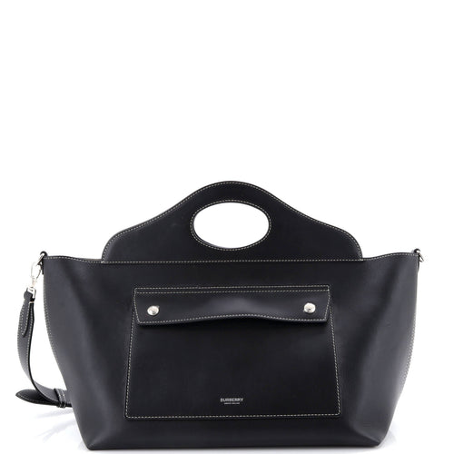 Soft Pocket Tote Leather Small