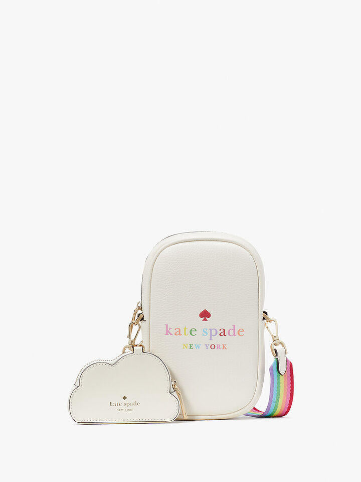 Kate Spade Au Rainbow North South Zip Phone Crossbody