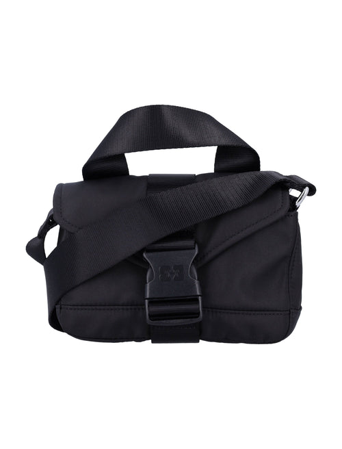 Women's Recycled Tech Mini Satchel in Black | 24AA5228 Color 099