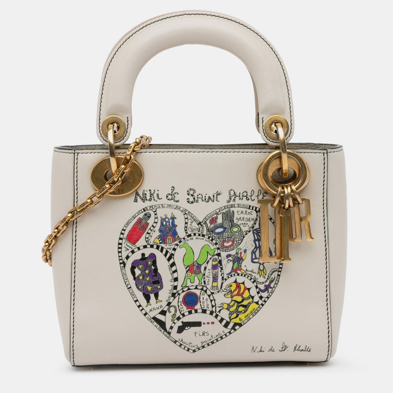 Dior Niki de Saint Phalle Mini-Damentasche aus Kalbsleder