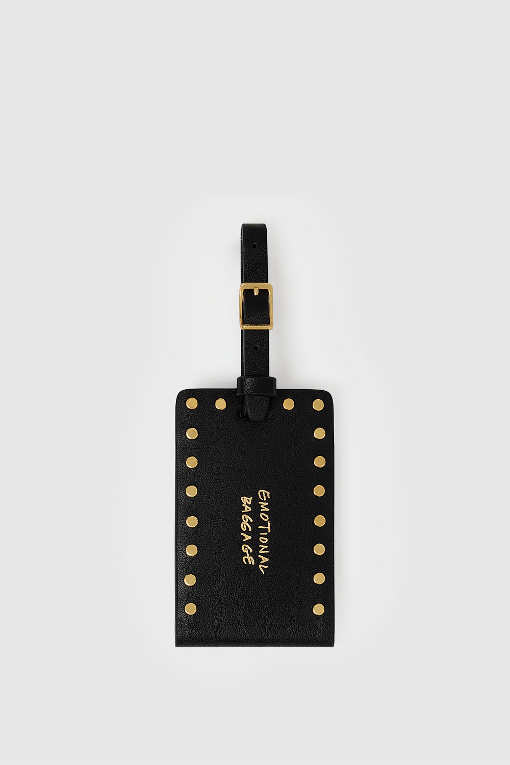 Rebecca Minkoff Emotional Baggage Luggage Tag In Black
