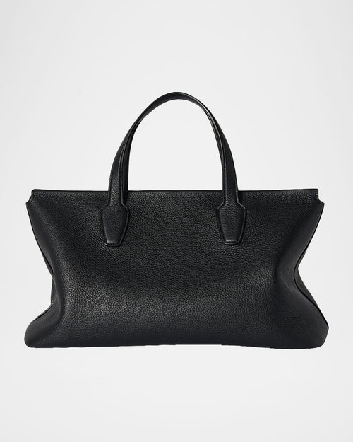 Marcel Slouchy Top-Handle Bag in Grain Leather