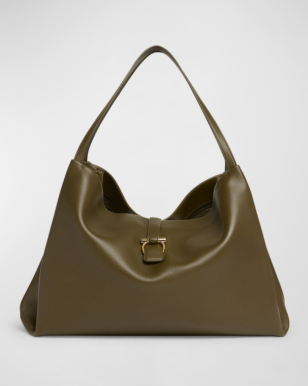 Ferragamo Large Leather Tote Bag