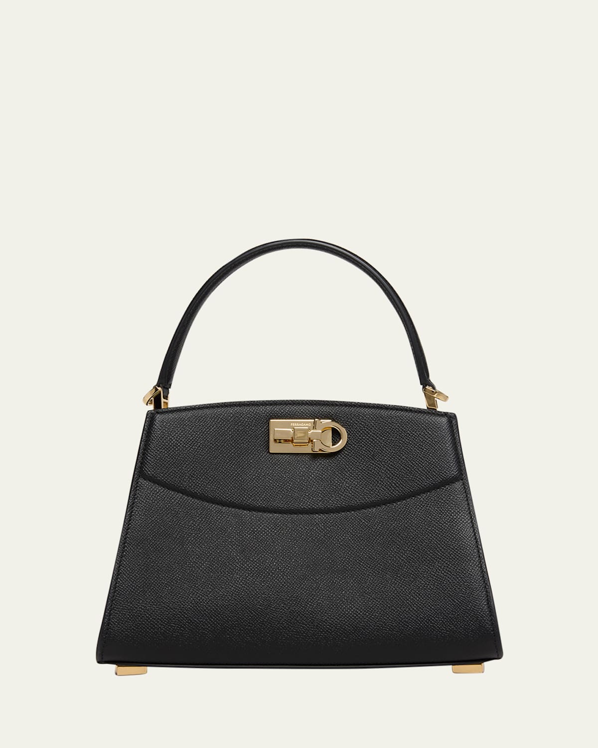 Ferragamo The New Studio Small Box Leather Top-Handle Bag