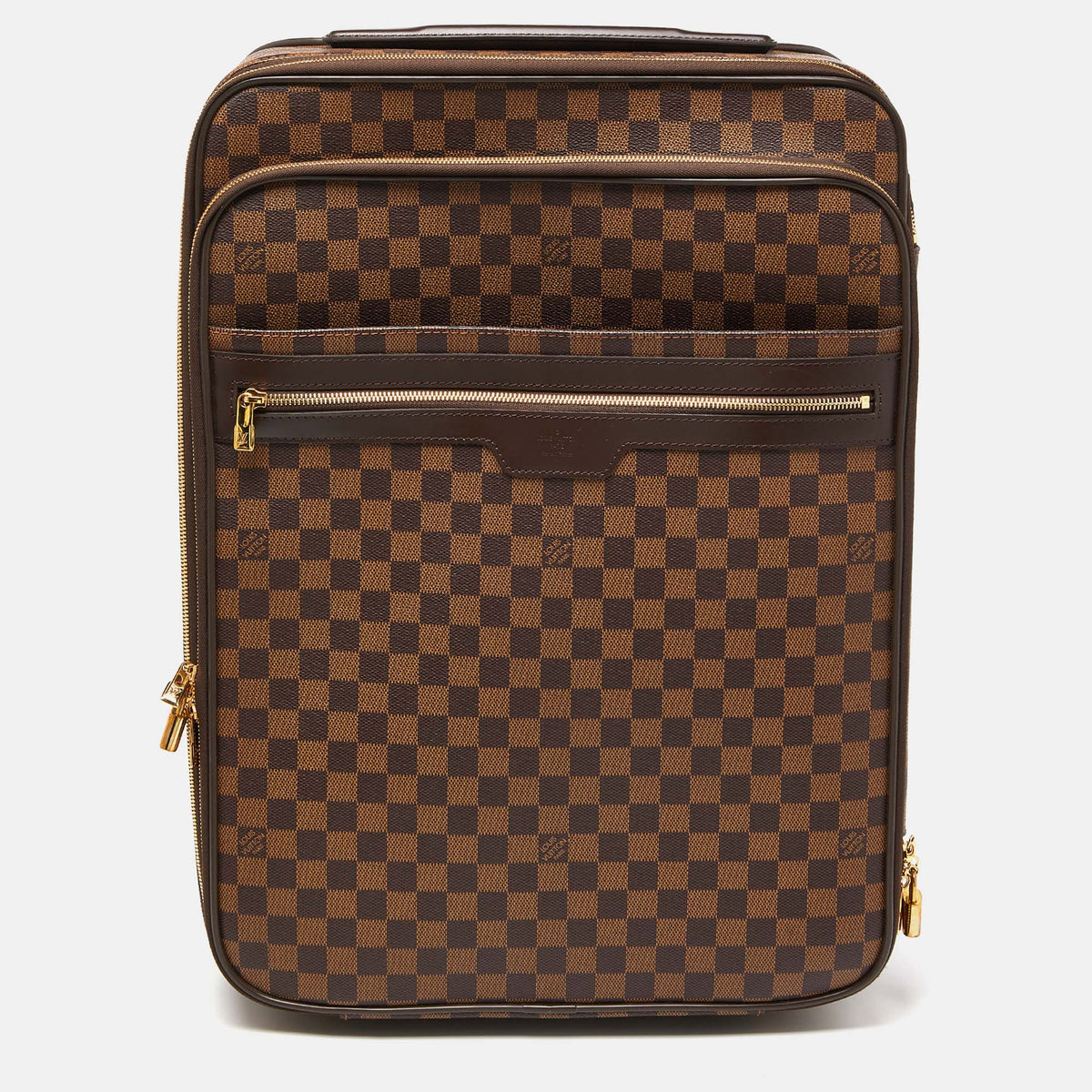 Louis Vuitton Damier Ebene Canvas Business Pegase Legere 55 Luggage