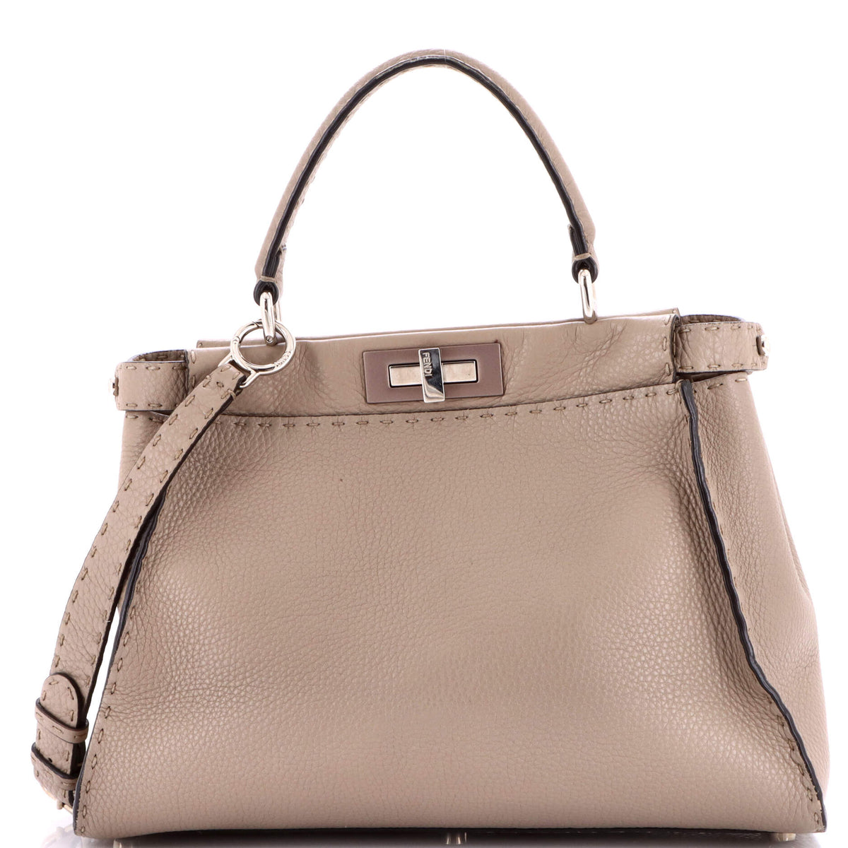 Fendi FENDI Selleria Peekaboo Bag Leather Medium