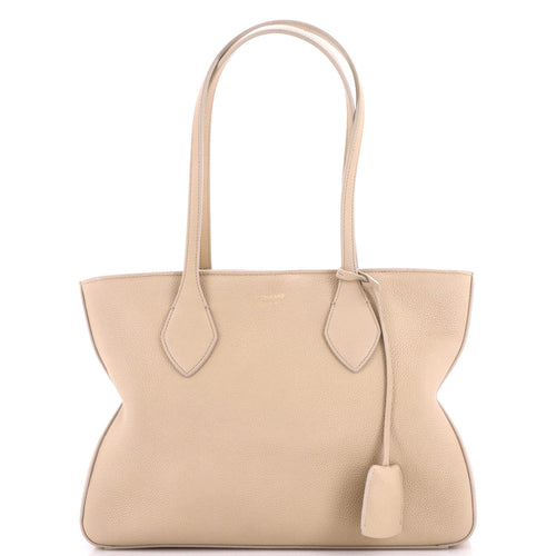 Fold Side Star Tote Leather Medium