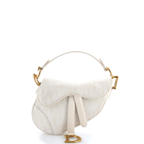 Saddle Handbag Oblique Canvas Mini