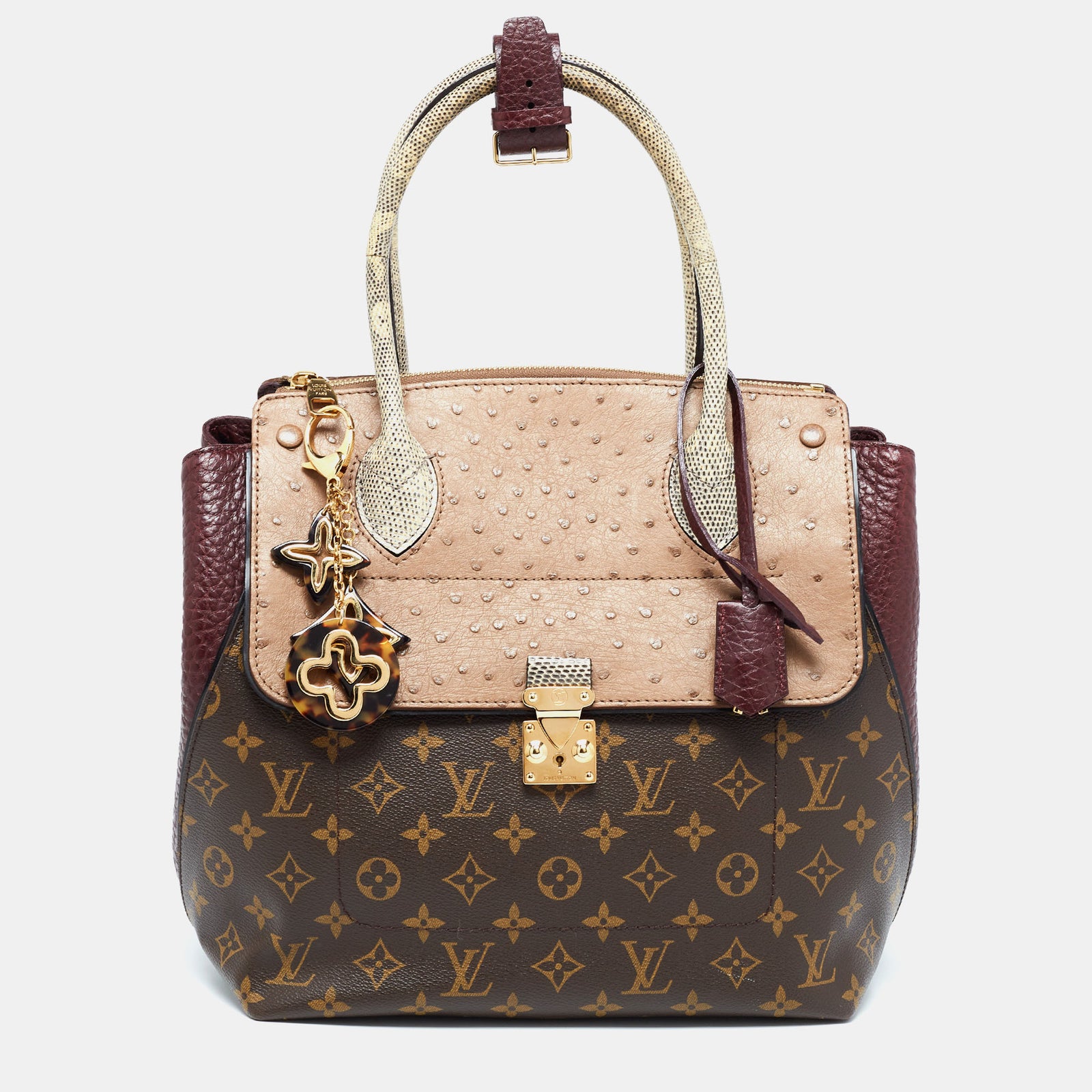 Louis Vuitton Sac Majestueux MM en lézard, autruche et cuir Exotique Monogram en édition limitée