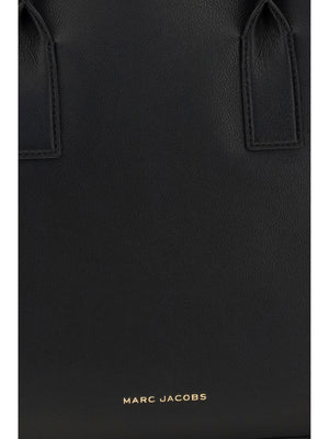 Marc Jacobs Babe Top Handle Split Leather with Polyurethane Coating Tote Bag - Black