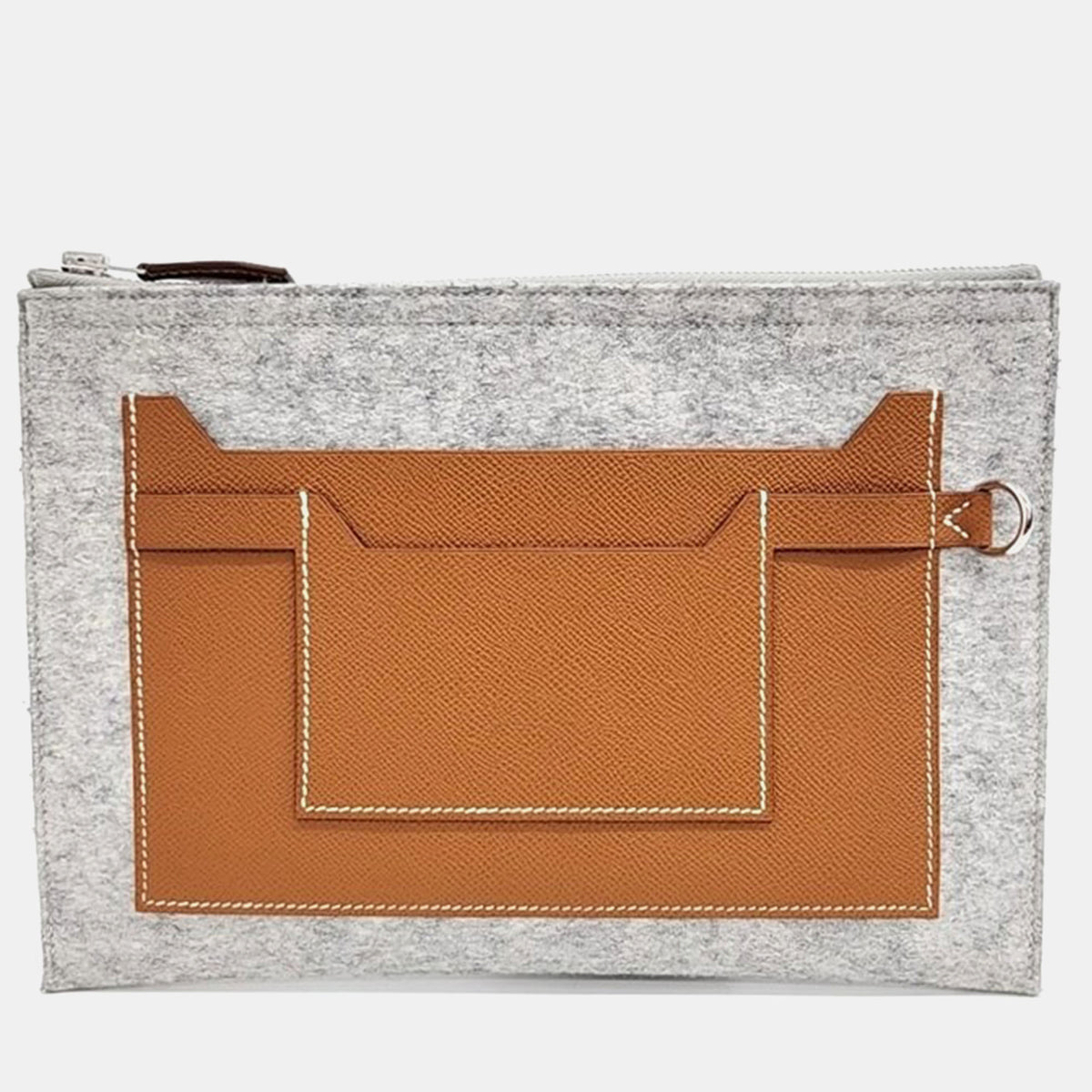 Hermès Leather Toodoo Pouch
