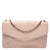 Peach Leather Envelope Shoulder Bag