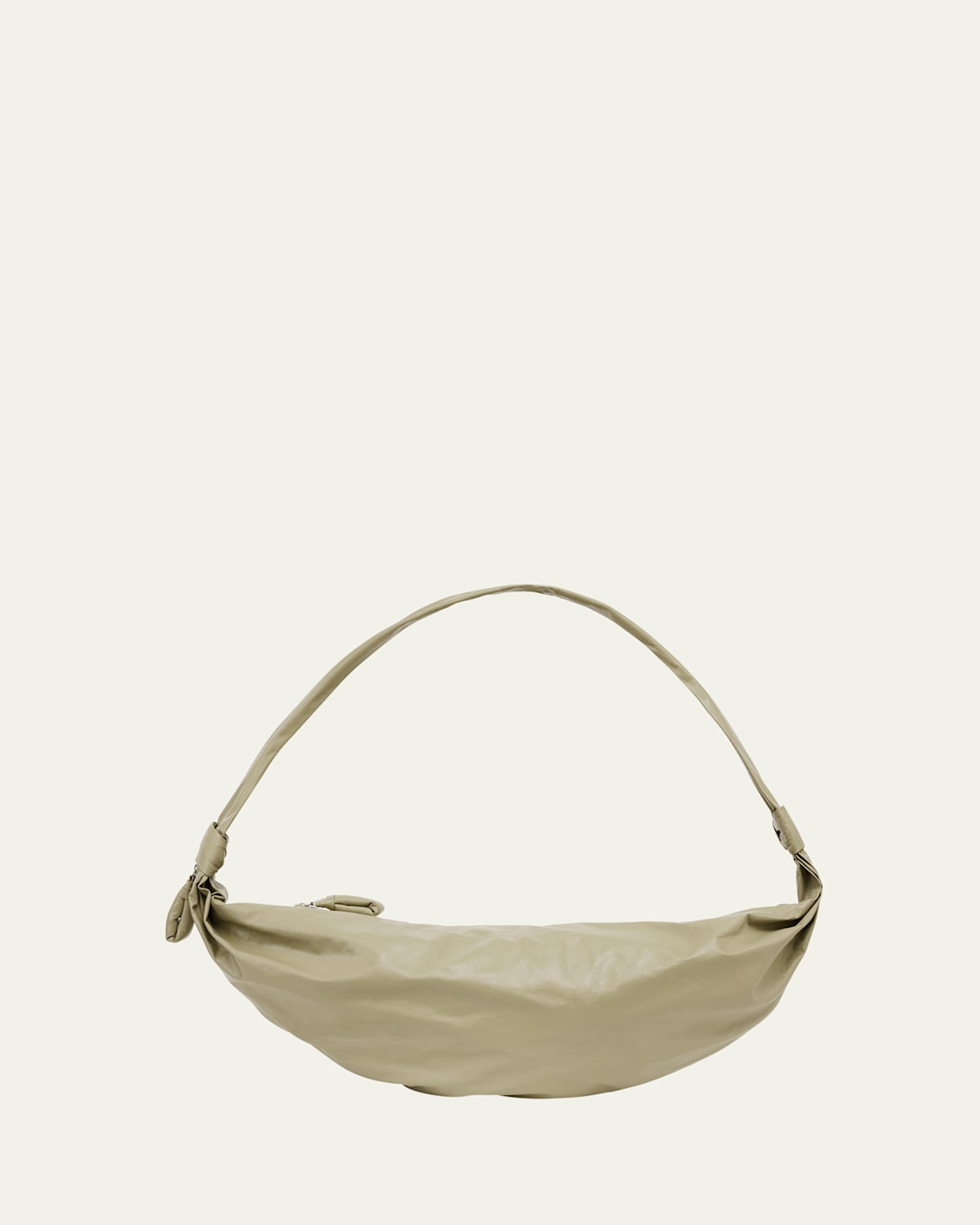 Lemaire Large Croissant Leather Shoulder Bag