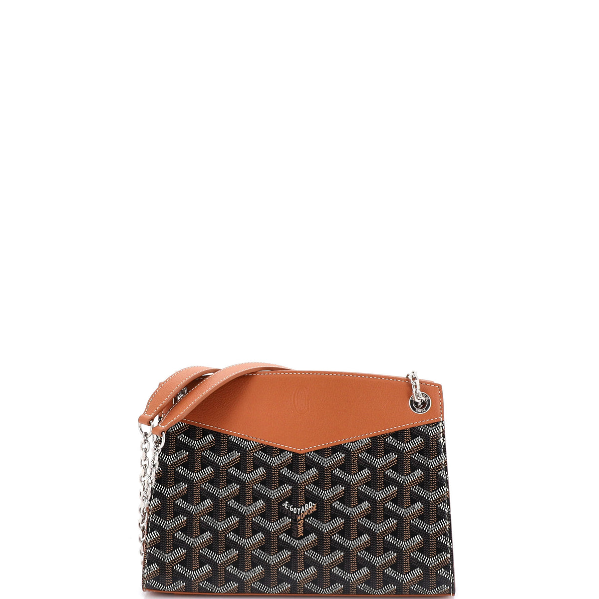 Goyard GOYARD Structured Rouette Chain Shoulder Bag Coated Canvas Mini