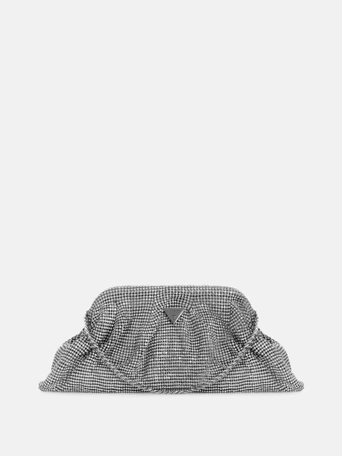 Zalina Rhinestone Frame Clutch