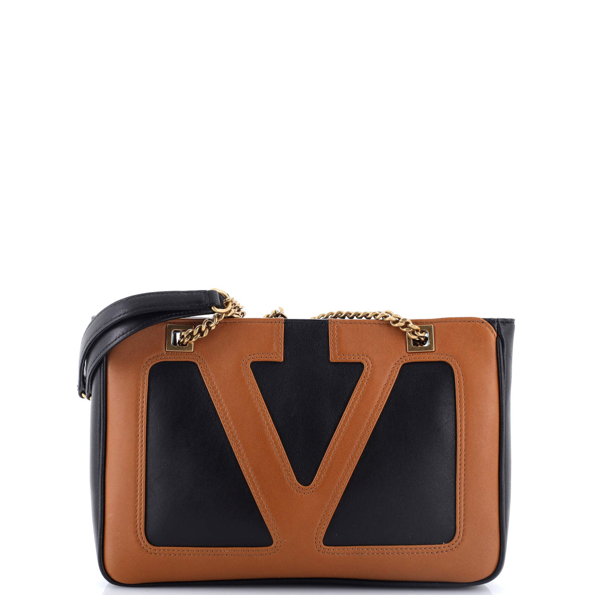 Valentino VALENTINO GARAVANI Viva Superstar Chain Tote Leather Small