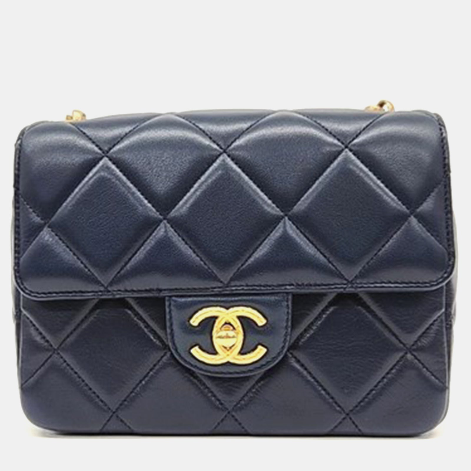 Chanel Black leather Lambskin Flap Bag