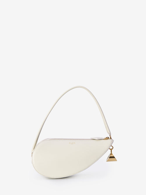 Women's Le Demi Coeur Bag in Ivory | AA1S03436CA212