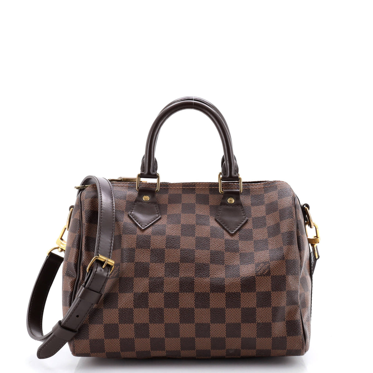 Louis Vuitton Speedy Bandouliere Bag Damier 25