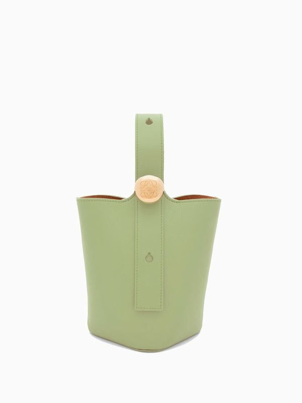 Loewe Women's Medium Pebble Bucket Bag in Lightpear | AANBBBWX01