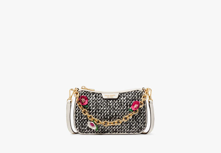 Kate Spade New York Jolie Raffia Tweed Small Convertible Crossbody