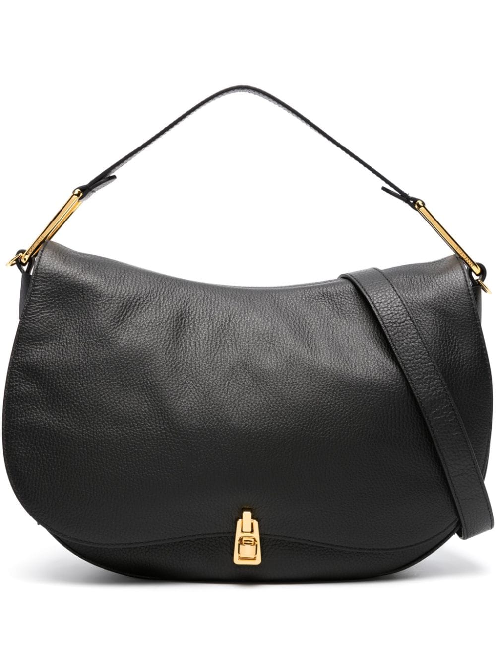 Coccinelle Women's Leather Bag With Clasp in Black | Size UNI | E1PQR180201 Color 001