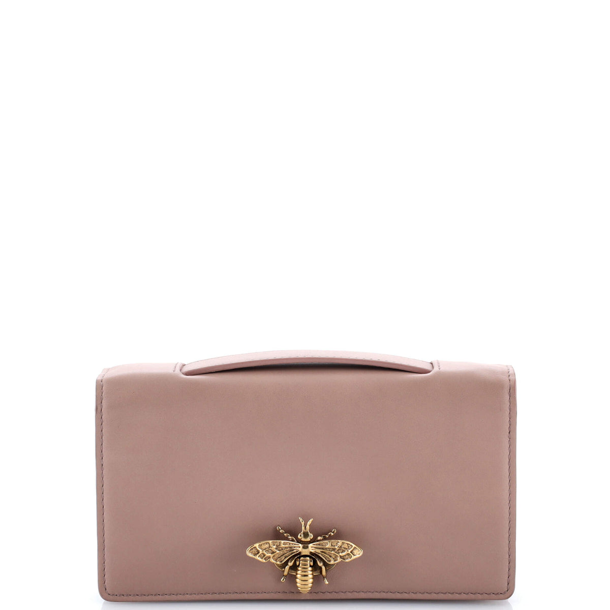 Christian Dior Bee Clutch Leather