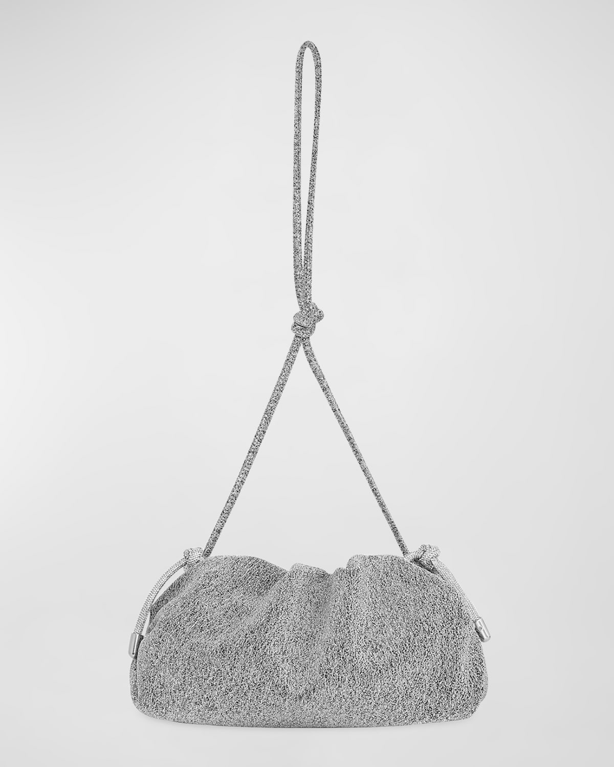 Rebecca Minkoff Tie Me Up Heather Woven Pouch Bag