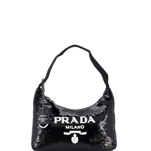 PRADA Re-Edition 2000 Hobo Sequins Mini