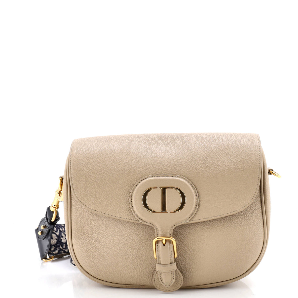 Christian Dior Bobby Flap Bag Leather Large
