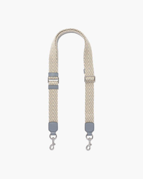 Marc Jacobs The Thin Arrow Webbing Strap in Wolf Grey Multi