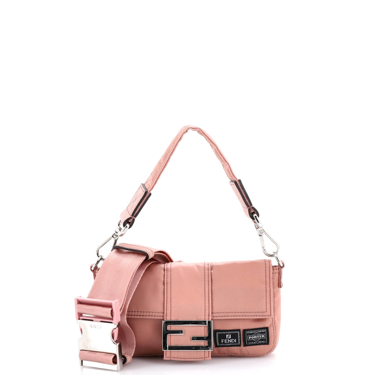 Fendi FENDI Porter Baguette Bag Nylon Mini