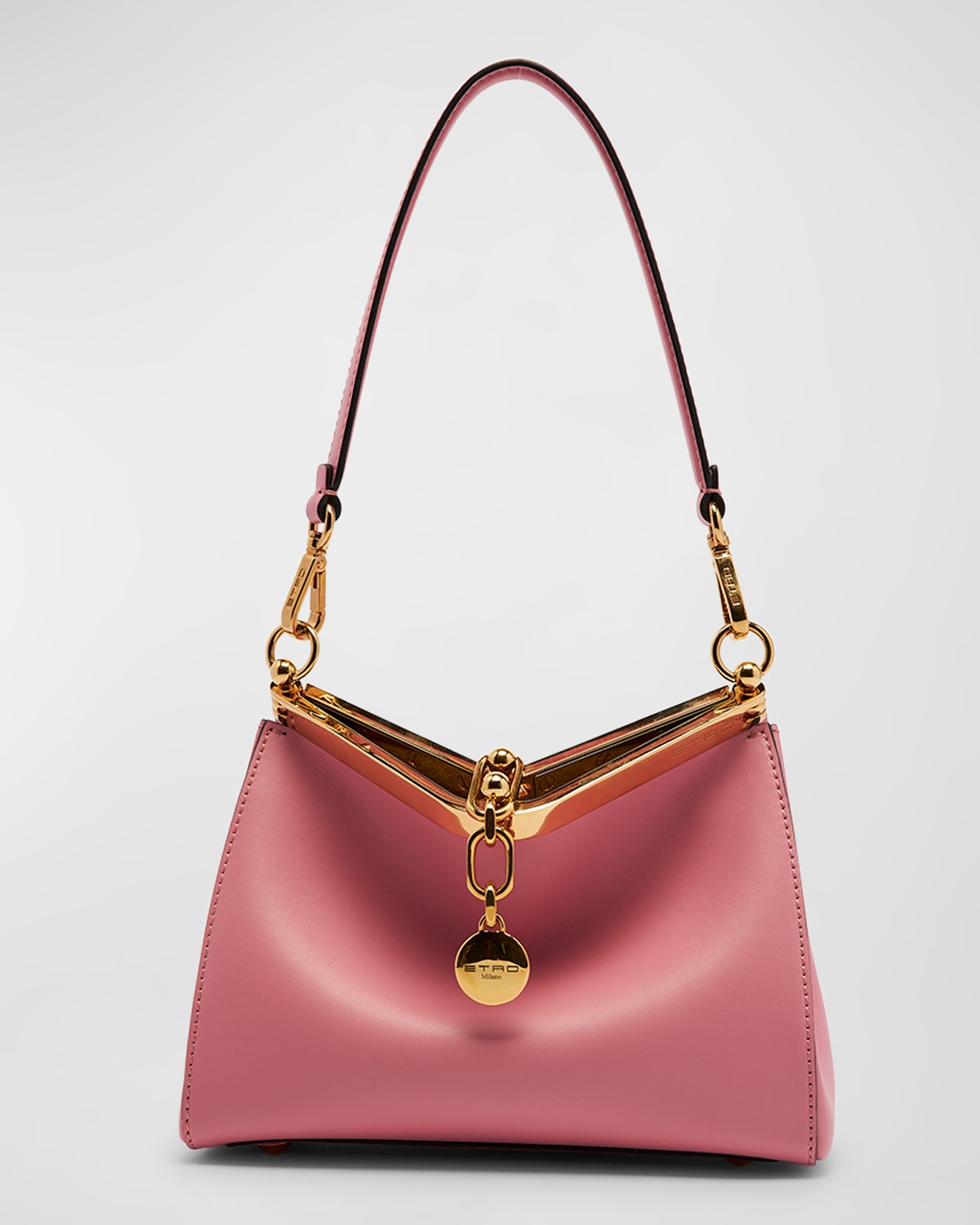 Etro Vela Frame Leather Small Shoulder Bag