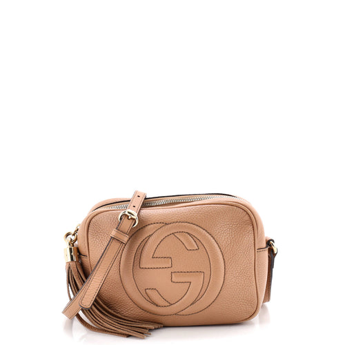 GUCCI Soho Disco Crossbody Bag Leather Small