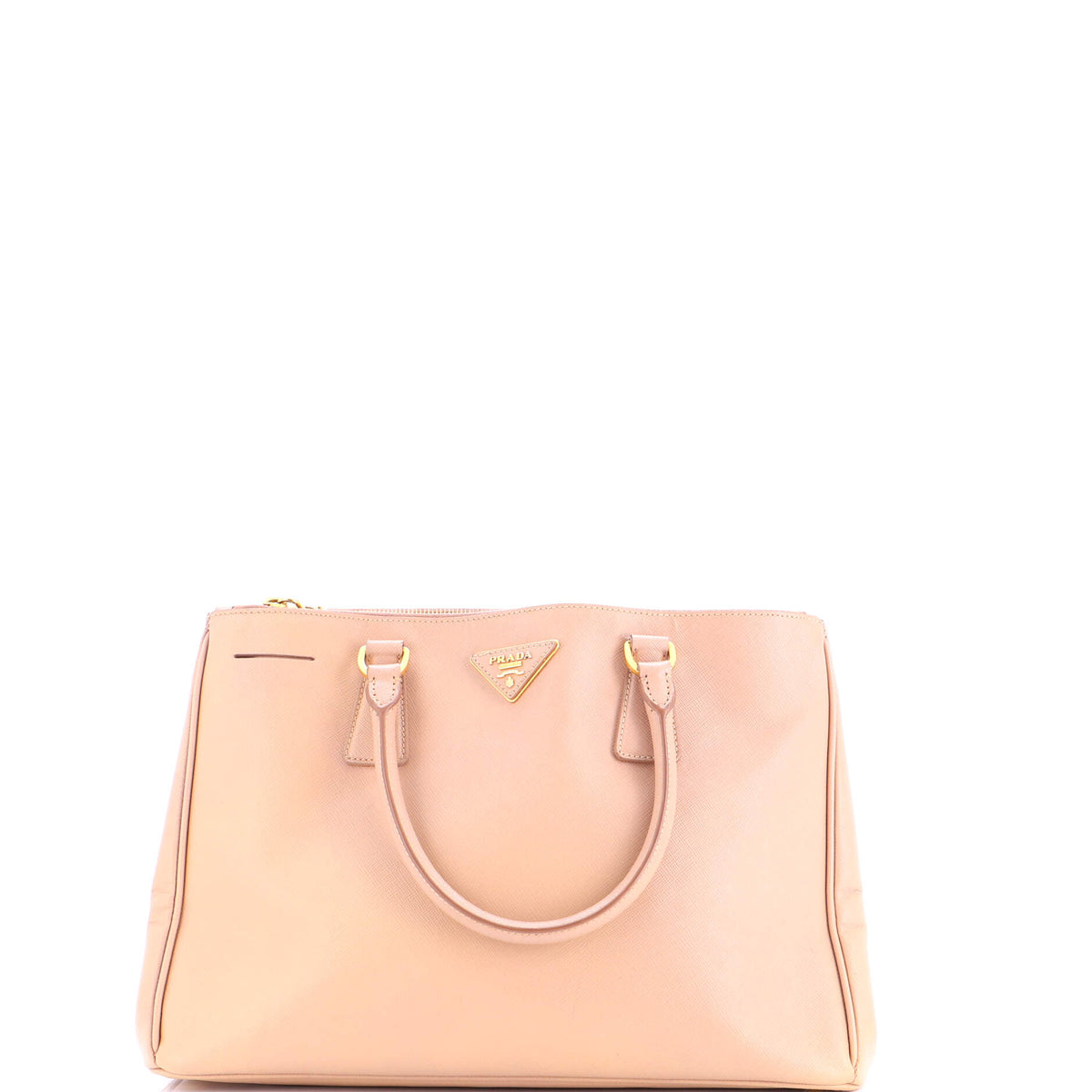 Prada PRADA Double Zip Lux Tote Saffiano Leather Medium