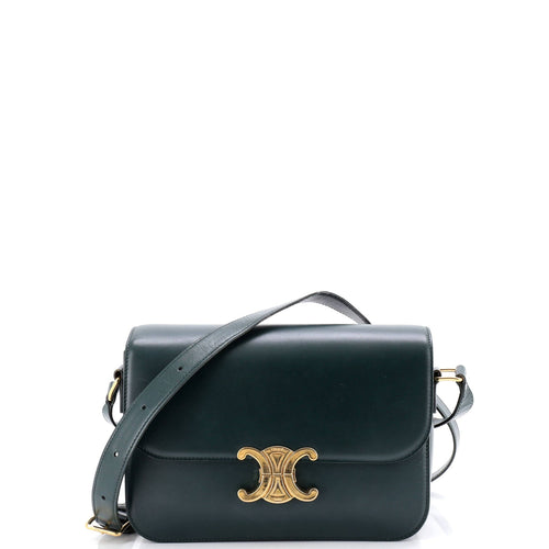 CELINE Triomphe Shoulder Bag Smooth Calfskin Medium