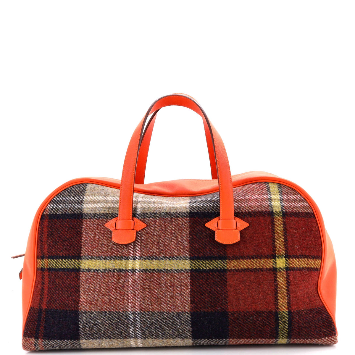 Herm?s Galop Duffle Bag Multicolor Wool 50