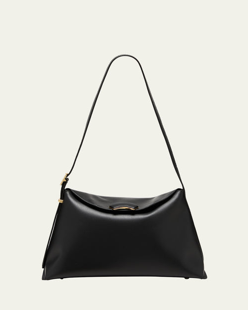 ID Flap Leather Shoulder Bag