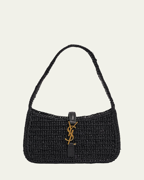 Le 5 A 7 Mini Shoulder Bag in Raffia