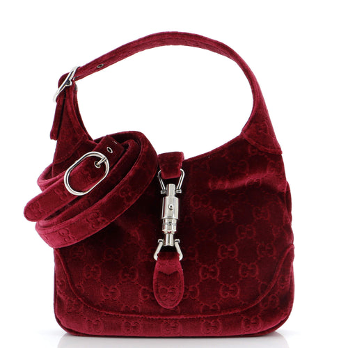 GUCCI Jackie 1961 Hobo GG Velvet Small